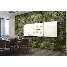 Klapptafel Legamaster UNITE PLUS, magnetisch, 5 Schreibflächen, B 1500/3000 x T 13,4 x H 1000 mm, emaillierter Keramikstahl, weiß